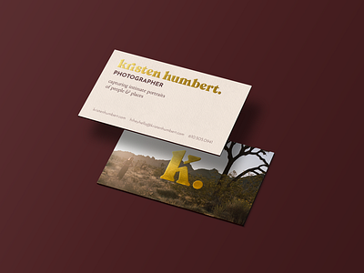 Kristen Humbert / Business Card 2