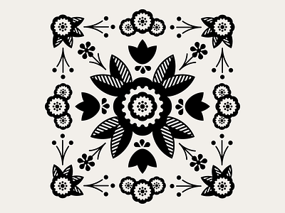 Folk Art design flowers folk art folkart graphic design illustrator pattern pattern design