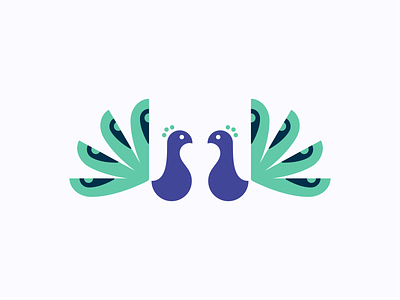 Peacock bird brand branding design graphic design icon illustration illustrator logo logo design peacock