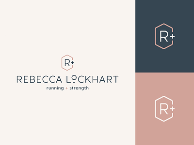 Rebecca Lockhart Logo brand brand design branding design fitness graphic design icon lettering logo logo design personal trainer