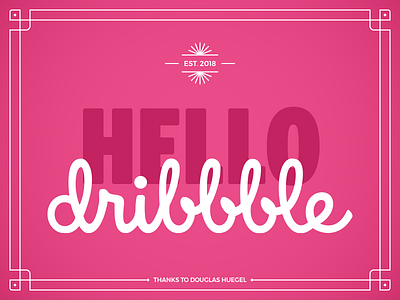 Hello Dribbble!