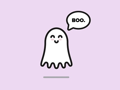 boo. design ghost graphic design icon illustration