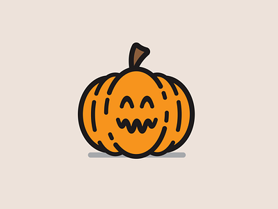 Pumpkin design graphic design halloween icon illustration illustrator jack o lantern pumpkin