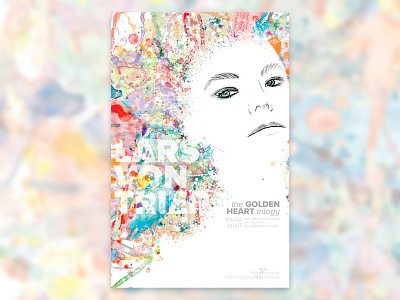 Film Festival Poster - Final film poster graphic design illustration poster typography watercolor
