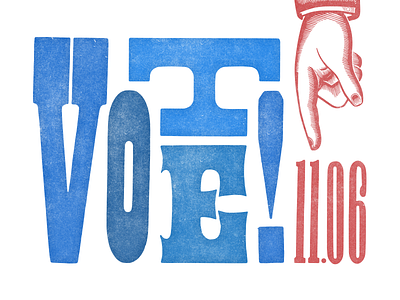 Vote! (part 2) design graphic design hand lettering handlettering illustration illustrator letter design lettering typography vote wood type woodtype