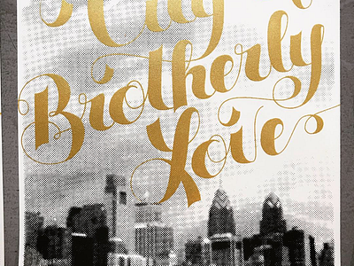 Philadelphia design graphic design handlettering illustration lettering screenprinting typography