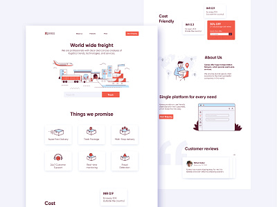 Xpress - Landing Page