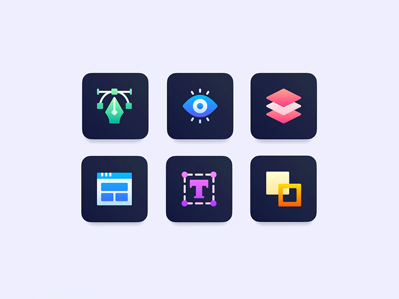 Icon animation | Micro interaction 02 after effects animation app colors design gif gradient icon illustraion microanimation microinteraction motion motion graphics ui ux vector