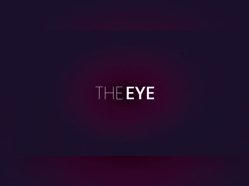 The Eye | Search Engine concept ai animation dark theme gif gradient illustration motion graphics ui ux