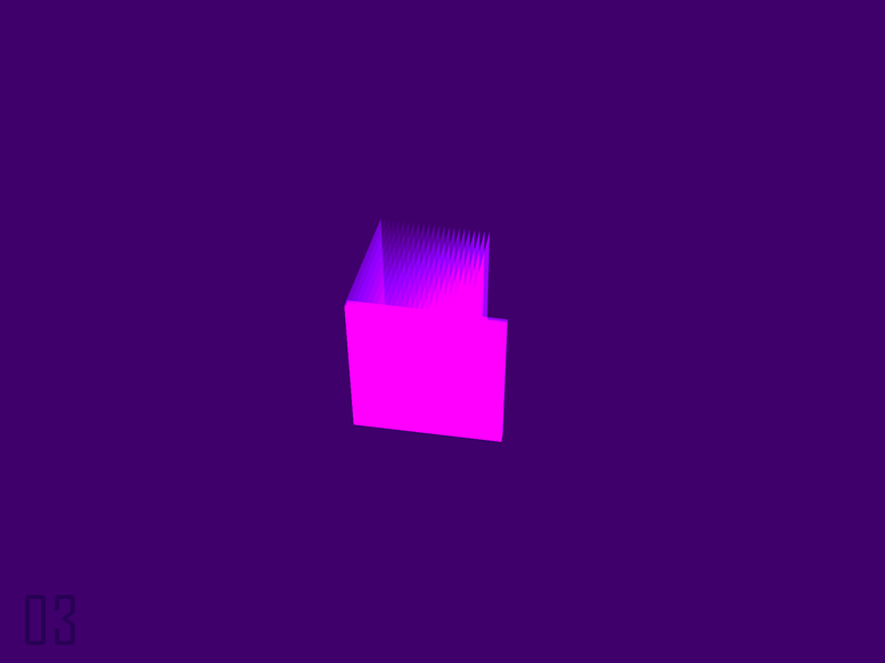 Echo cube | Motion graphics 03 animation colors dribble echo gif loader loop motion motion graphics purple ui ux