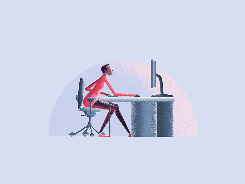 Weekend vibes animation character character animation color dancing dribbble gif grains grainy textures motion motion graphics rigging weekend