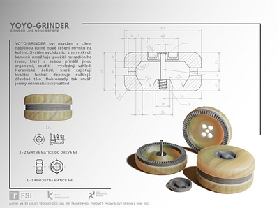 YOYO-GRINDER design graphics grinder ideas poster