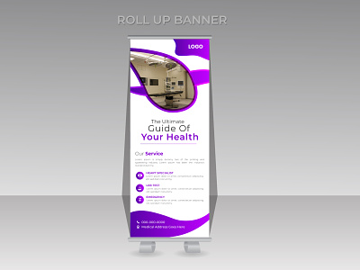 Medical Roll Up Banner Template