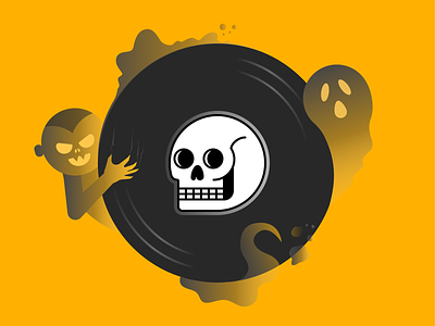 Nightmares On Wax dark dead ghost music nightmares nightmares on wax record skeleton skulls vampire vinyl