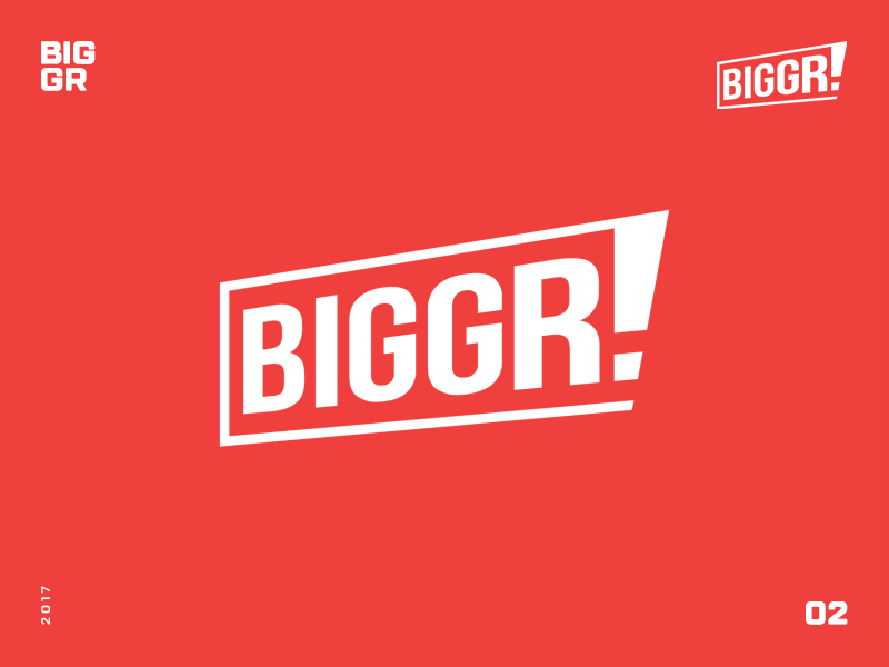 Biggr Logo after effects aftereffects animation biggr brand branding design gif logo logodesign mark motion type ui vector