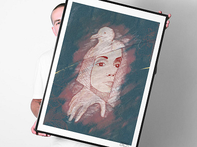 GRETA novision illustration digital draw digital paint drawing illustration illustration design miglant miglantpl novision novn novn. marcinkowski novnmarcinkowski poster print