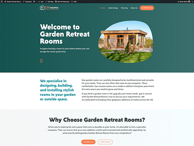 GR Rooms Ltd. | Elementor | WordPress branding design elementor logo project ui website website design wordpress