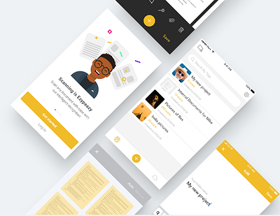 EzyScan agency app design digital agency digitalagency graphic graphic design graphicdesign illustator illustration ui ux