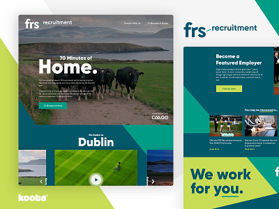 FRS Recruitment | 70 Minutes of Home design landing page microsite ui use interface ux web web design website