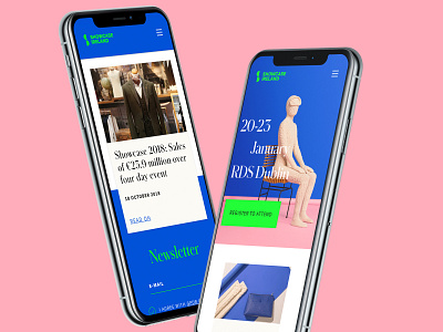 Showcase Ireland kooba mobile ui use interface website