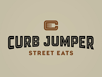 Curb Jumper Branding 1 food food truck logo typography