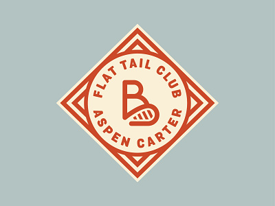 Flat Tail Club #1 badge beaver logo