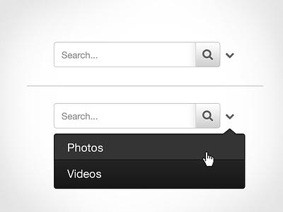 Search bar with dropdown @2x psd search search bar vector