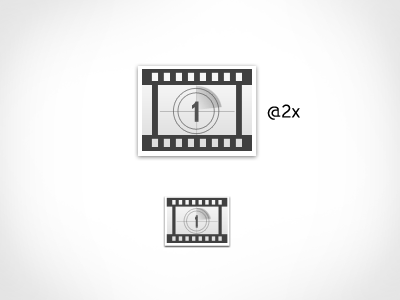 Film Icon @2x icon psd