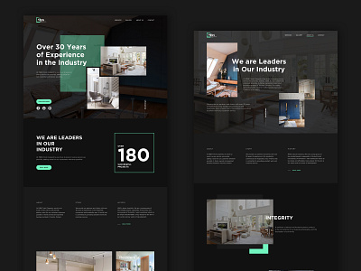 MBN - carpentry service - website apartment branding carpentry design home screen landing service ui ux