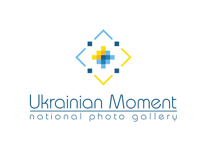 Logo for Ukrainian photo project logo moment photo pixel ukraine