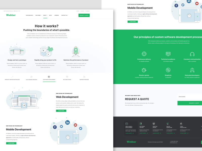 Daily Ui 05 Landing Page By Ihor Aspidov On Dribbble - ui designhow are they art design support roblox