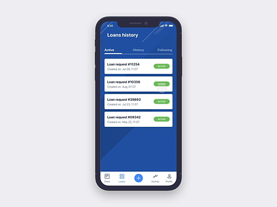 Loan request app design home screen new pay payment payment app scanner ui