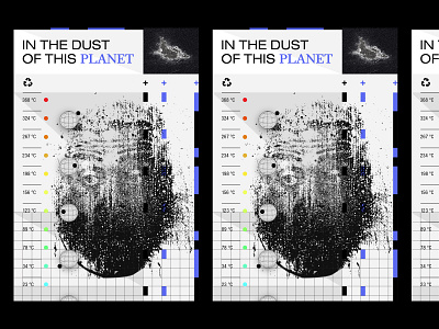 In the Dust of this Planet black design graphic grids illustration illustrations noise poster typography