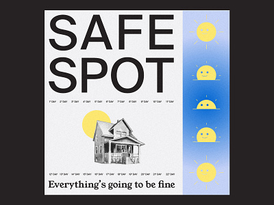 SafeSpot Playlist branding color design home icon illustration music sun typography