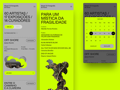 Porto Photography Bienal 2021 - Mobile Design