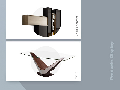 Abrito Furniture - Product Display catalogue design furniture interface modular products ui ux web