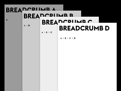 The Web Project - Breadcrumbs illustration interface the web project ui ux web