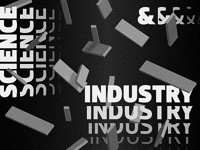 Science & Industry by Andy Stott andy stott black design grain graphic industry music science techno typography white