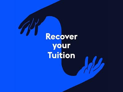 Recover Your Tuition by The New Digital School blue campaign design digital education illustration post tnds tuition