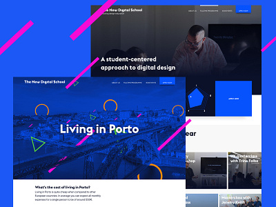 The New Digital School - Live on Behance