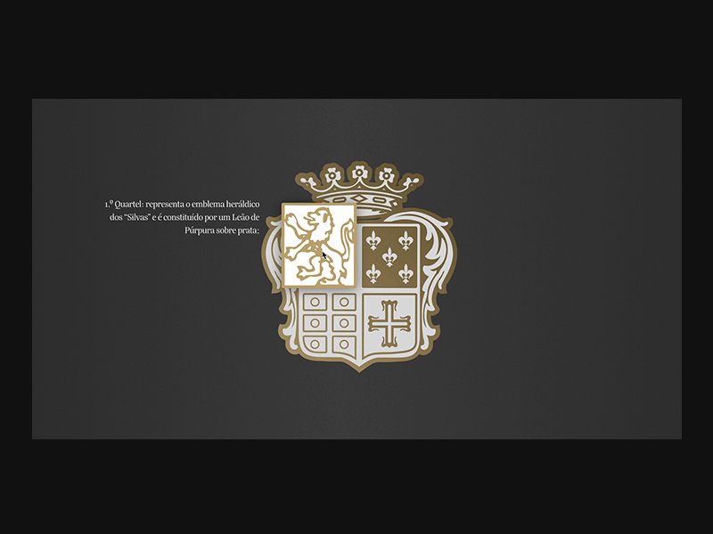 Adega Velha - Family Crest action classy cta dark design drink easter egg hover interface secret web