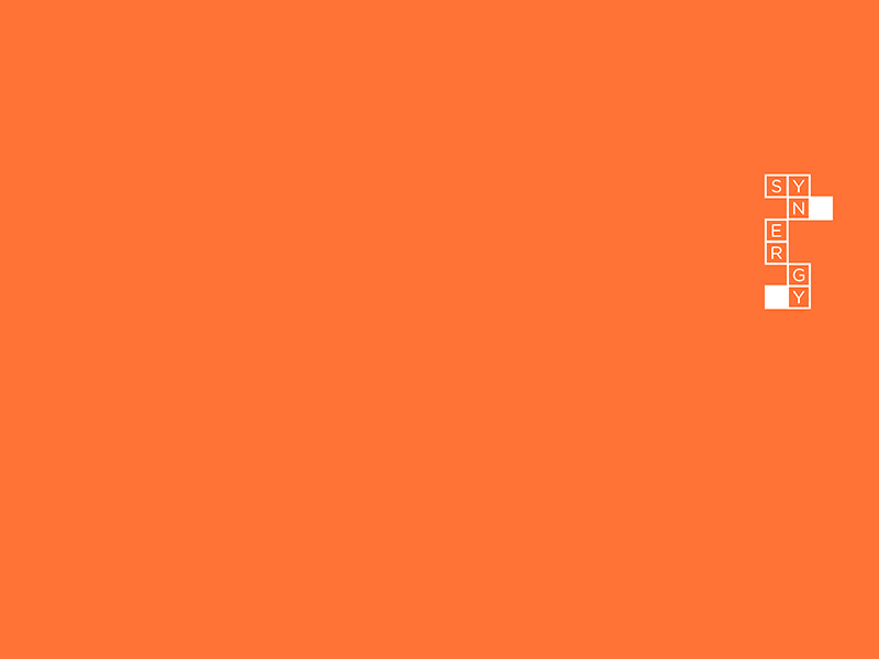 Synergy Branding - Live on Behance branding color coworking identity logo orange space startup