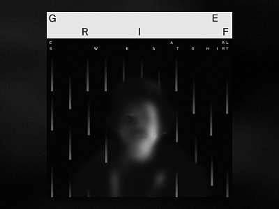 Grief by Earl Sweatshirt black cover design earl grief hip hop illustration music rap typography