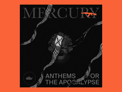 Mercury Playlist black branding color design graphic illustration logo music typography