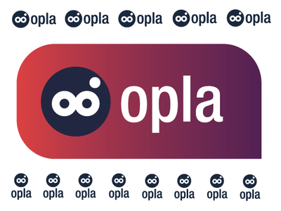 Logo OPLA assistant bot branding charte graphique chat chatbot conversational conversational ui design icon imagotype logo logotype startup web design
