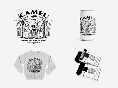 Branding Design : Camel branding design graphic design illustration logo typography