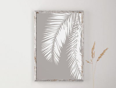 Tropical leaf print. abstract art card drawing illustration pastel print tropical prints tropical prints