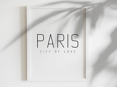 Paris wall art print card contemporary graphic illustration minimal minimalist modern