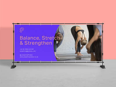 Josephine Pilates banner brand and identity brand design brand identity brand identity design brand identity designer branding branding and identity branding concept branding design identity identity branding identity design identity designer logo design concept pilates branding pilates branding design pilates logo