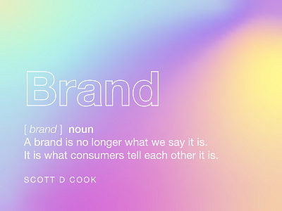 Brand definition from Scoot D Cook